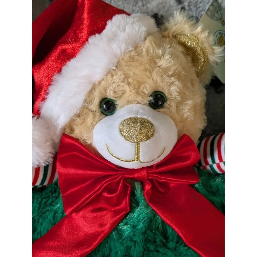 Build-A-Bear Plush Christmas Holiday Bear‎ Wreath